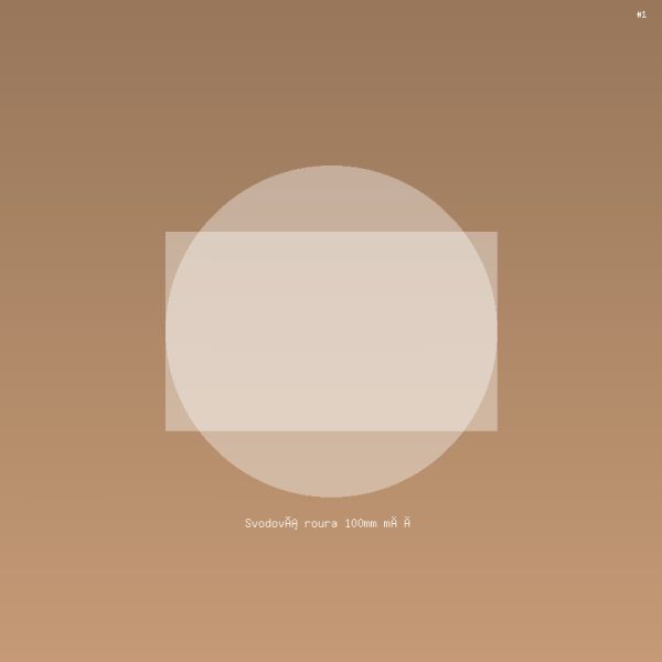 Svodová roura 100mm měď