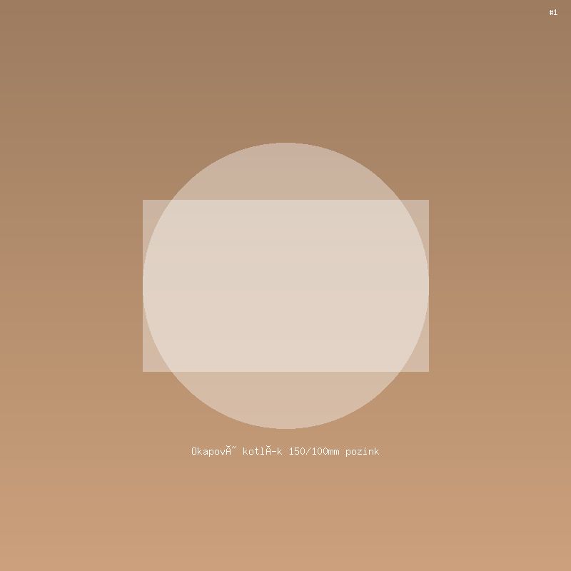 Okapový kotlík 150/100mm pozink