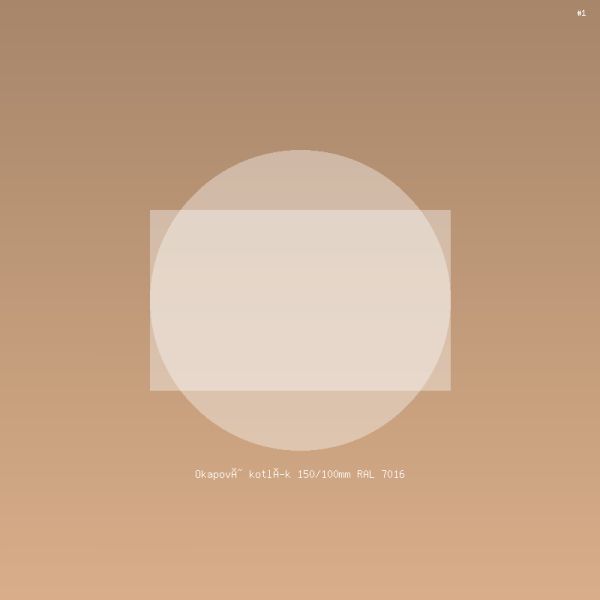 Okapový kotlík 150/100mm RAL 7016