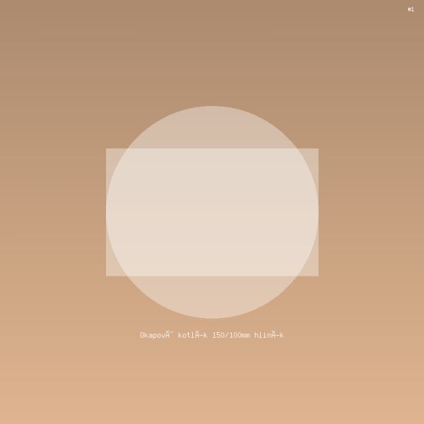 Okapový kotlík 150/100mm hliník