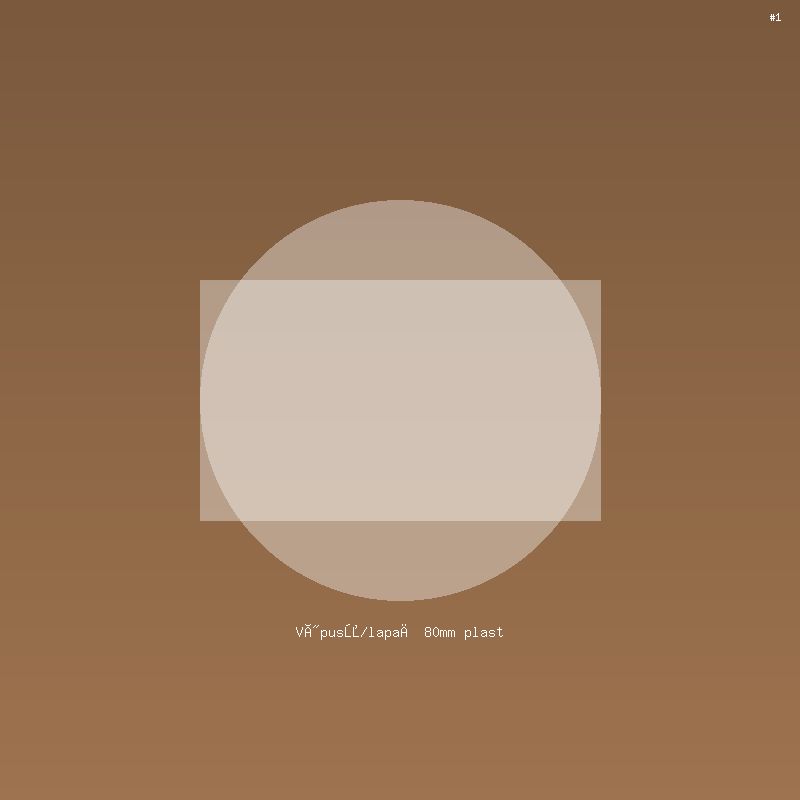 Výpusť/lapač 80mm plast