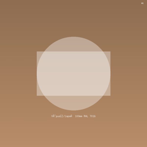 Výpusť/lapač 100mm RAL 7016