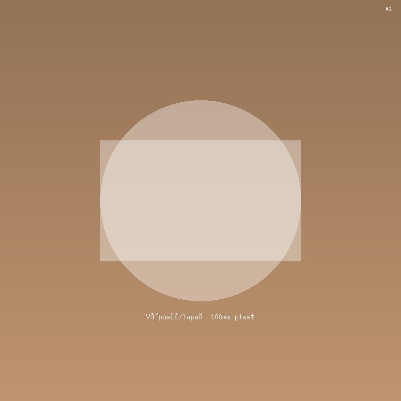 Výpusť/lapač 100mm plast