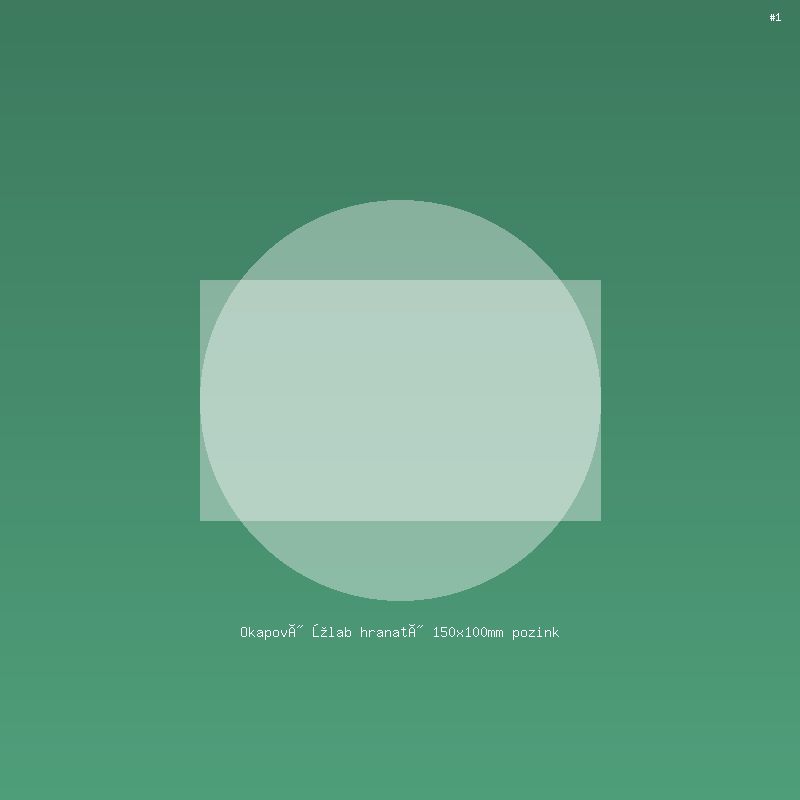 Okapový žlab hranatý 150x100mm pozink