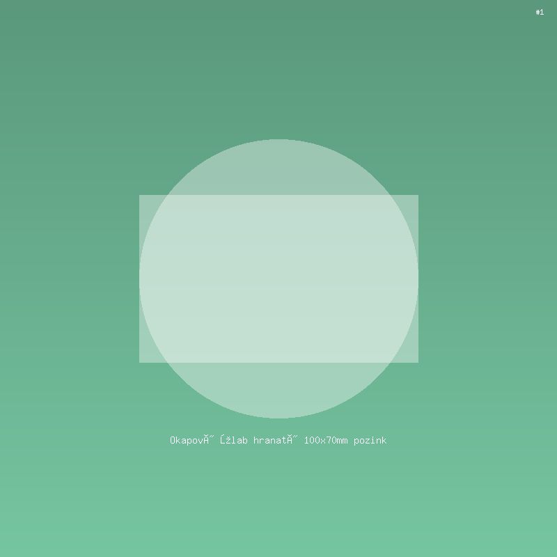 Okapový žlab hranatý 100x70mm pozink