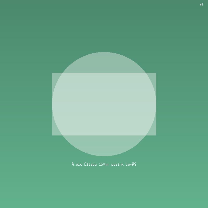 Čelo žlabu 150mm pozink levé