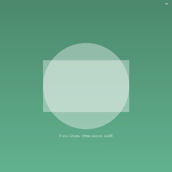 Čelo žlabu 150mm pozink levé