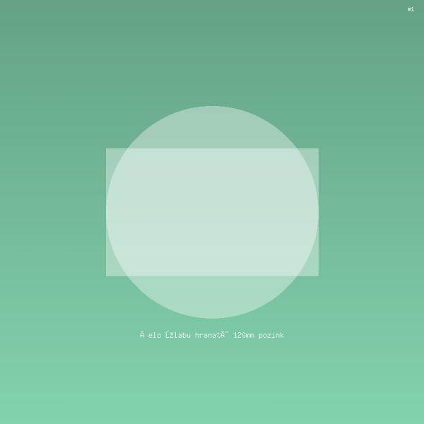 Čelo žlabu hranatý 120mm pozink