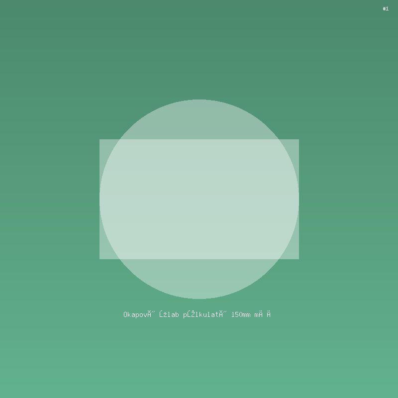 Okapový žlab půlkulatý 150mm měď